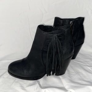 Vince Camuto “Hayzee” Fringe Ankle Bootie